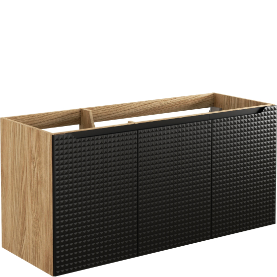 Szafka łazienkowa wisząca pod umywalkę 120 cm 82-120-3D LUXOR BLACK Podstawowe