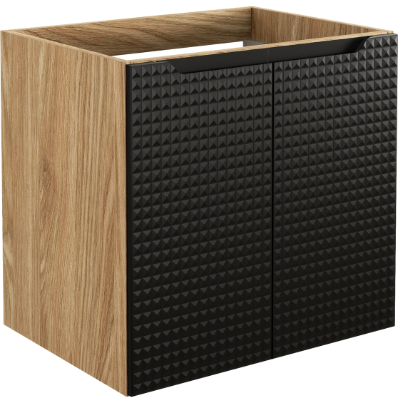 Szafka łazienkowa wisząca pod umywalkę 60 cm 82-60-2D LUXOR BLACK Podstawowe