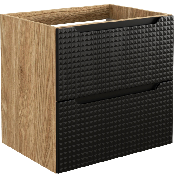 Szafka łazienkowa wisząca pod umywalkę 60 cm 82-60-2S LUXOR BLACK Podstawowe