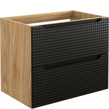 Szafka łazienkowa wisząca pod umywalkę 70 cm 82-70-2S LUXOR BLACK Podstawowe