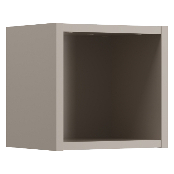 Szafka łazienkowa wisząca otwarta górna Qubik 83-27-Q NOVA CASHMERE Podstawowe