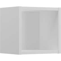 Szafka łazienkowa wisząca otwarta górna Qubik 83-27-Q NOVA WHITE Podstawowe (1)