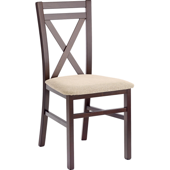 Krzesło drewniane DARIUSZ Ciemny Orzech / Lars 07 Podstawowe