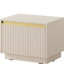 Szafka nocna z frezowanym frontem S-54 ROYAL Podstawowe (1)