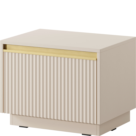 Szafka nocna z frezowanym frontem S-54 ROYAL Podstawowe (1)