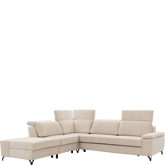 Narożnik rozkładany i z funkcją relaksu elektryczną DIVERSO III Lewy Podstawowe