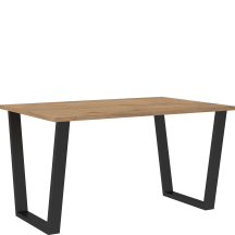 Stół 138x67 CEZAR Dąb Lancelot Podstawowe