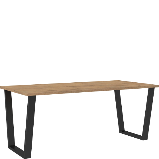 Stół 185x67 CEZAR Dąb Lancelot Podstawowe