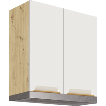 Szafka górna wisząca okapowa 2 drzwi 60 cm GLA-37G GLAMOUR WHITE Podstawowe