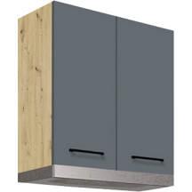 Szafka górna wisząca okapowa 2 drzwi 60 cm IG-37G INFINITY GRAY Podstawowe