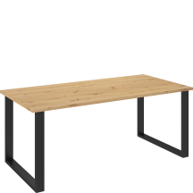 Stół 185x90 IMPERIAL Dąb Artisan Podstawowe