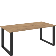 Stół 185x90 IMPERIAL Dąb Lancelot Podstawowe