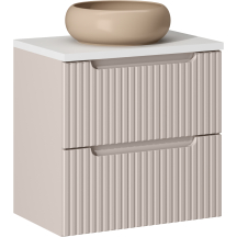 Szafka łazienkowa wisząca z umywalką 60 cm NOVA CASHMERE Podstawowe