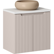 Szafka łazienkowa wisząca z umywalką 60 cm NOVA CASHMERE Podstawowe