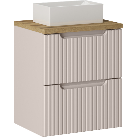 Szafka łazienkowa wisząca z umywalką 50 cm NOVA CASHMERE Podstawowe