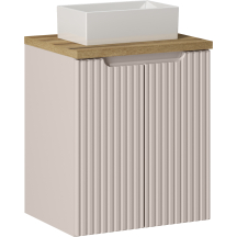 Szafka łazienkowa wisząca z umywalką 50 cm NOVA CASHMERE Podstawowe