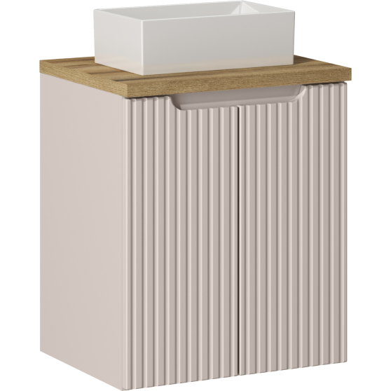 Szafka łazienkowa wisząca z umywalką 50 cm NOVA CASHMERE Podstawowe