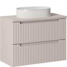 Szafka łazienkowa wisząca z umywalką 80 cm NOVA CASHMERE Podstawowe