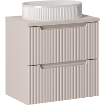 Szafka łazienkowa wisząca z umywalką 60 cm NOVA CASHMERE Podstawowe