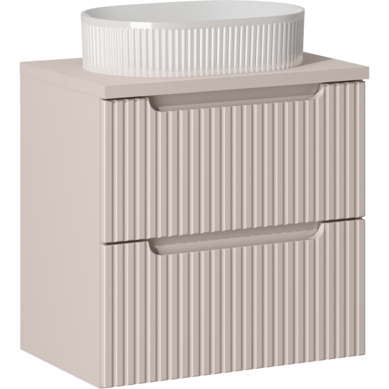 Szafka łazienkowa wisząca z umywalką 60 cm NOVA CASHMERE Podstawowe