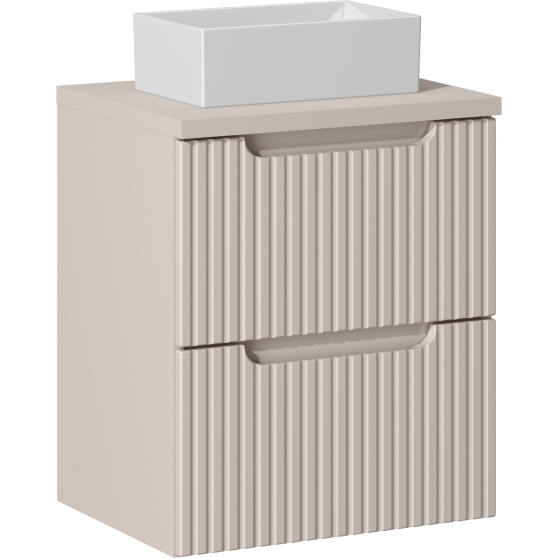 Szafka łazienkowa wisząca z umywalką 50 cm NOVA CASHMERE Podstawowe