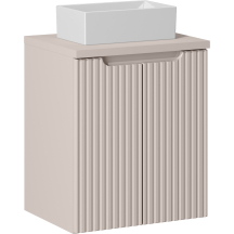 Szafka łazienkowa wisząca z umywalką 50 cm NOVA CASHMERE Podstawowe