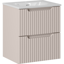 Szafka łazienkowa wisząca z umywalką 50 cm NOVA CASHMERE Podstawowe