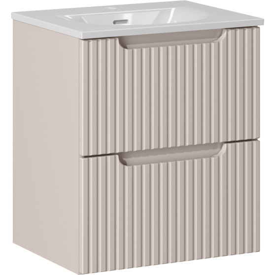 Szafka łazienkowa wisząca z umywalką 50 cm NOVA CASHMERE Podstawowe