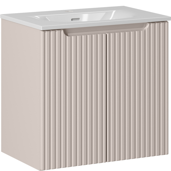 Szafka łazienkowa wisząca z umywalką 60 cm NOVA CASHMERE Podstawowe