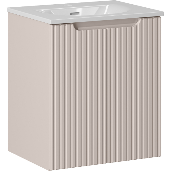 Szafka łazienkowa wisząca z umywalką 50 cm NOVA CASHMERE Podstawowe