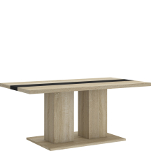 Ława BOSTON Dąb Sonoma / Czarny Podstawowe