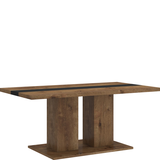 Ława BOSTON Dąb Lefkas / Czarny Podstawowe