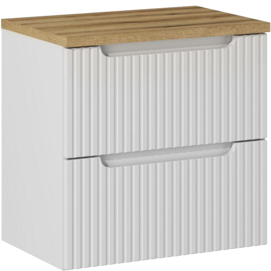 Zestaw szafek łazienkowych z blatem 60 cm NOVA WHITE Podstawowe