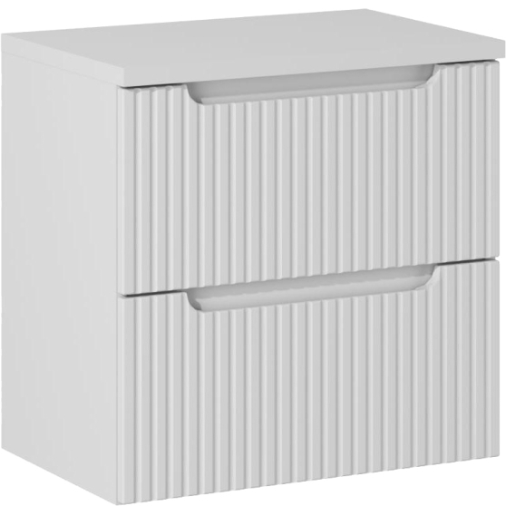 Zestaw szafek łazienkowych z blatem 60 cm NOVA WHITE Podstawowe