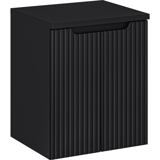 Zestaw szafek łazienkowych z blatem 50 cm NOVA BLACK Podstawowe