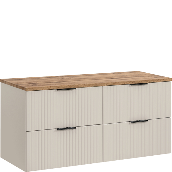 Zestaw szafek łazienkowych z blatem 120 cm ADEL CASHMERE Podstawowe
