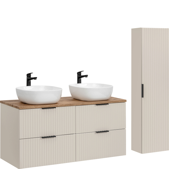 Zestaw mebli do łazienki 120 cm SET-ADC B WOTAN ADEL CASHMERE Podstawowe