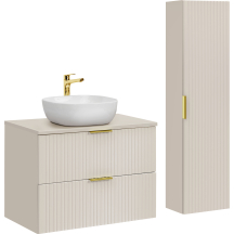 Zestaw mebli do łazienki 80 cm SET-ADC B CASHMERE ADEL CASHMERE Podstawowe