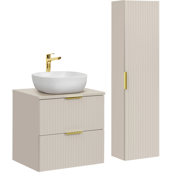 Zestaw mebli do łazienki 60 cm SET-ADC B CASHMERE ADEL CASHMERE Podstawowe