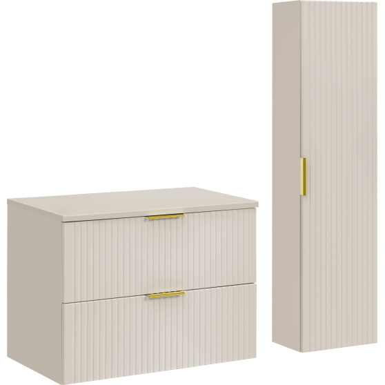 Zestaw mebli do łazienki 80 cm SET-ADC ADEL CASHMERE Podstawowe