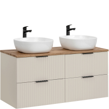 Szafka łazienkowa wisząca z umywalką 120 cm ADEL CASHMERE Podstawowe