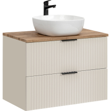 Szafka łazienkowa wisząca z umywalką 80 cm ADEL CASHMERE Podstawowe