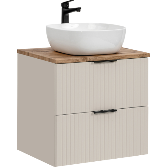 Szafka łazienkowa wisząca z umywalką 60 cm ADEL CASHMERE Podstawowe