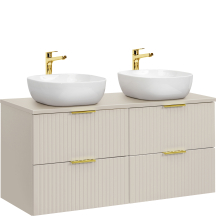 Szafka łazienkowa wisząca z umywalką 120 cm ADEL CASHMERE Podstawowe