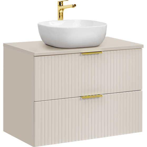 Szafka łazienkowa wisząca z umywalką 80 cm ADEL CASHMERE Podstawowe