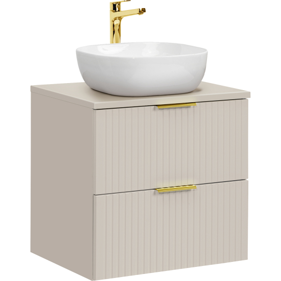 Szafka łazienkowa wisząca z umywalką 60 cm ADEL CASHMERE Podstawowe