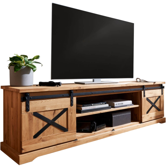 Szafka RTV II drewniana dębowa WZ-0424-0801 WZ-0424 Podstawowe