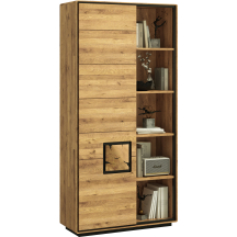 Regał z drzwiami drewniany Dziki Dąb olejowany WZ-0625-103 WZ-0625 Podstawowe