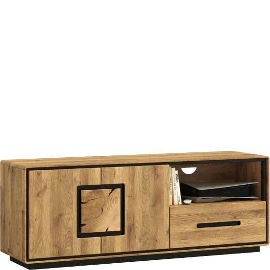 Szafka RTV III drewniana Dziki Dąb olejowany WZ-0625-403 WZ-0625 Podstawowe