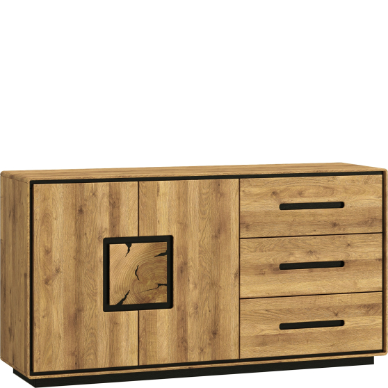 Komoda I drewniana Dziki Dąb olejowany WZ-0625-301 WZ-0625 Podstawowe